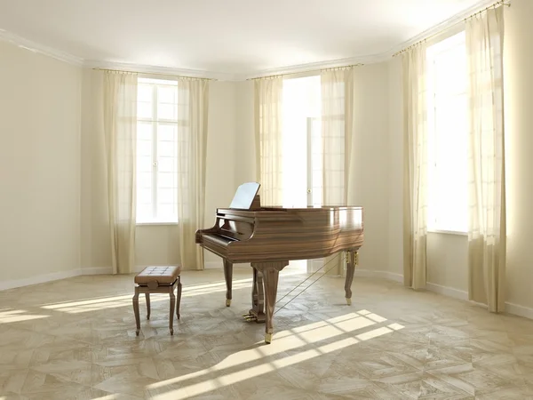 Piano de madera — Foto de Stock