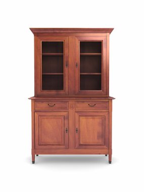 wood cabinet furniture clipart