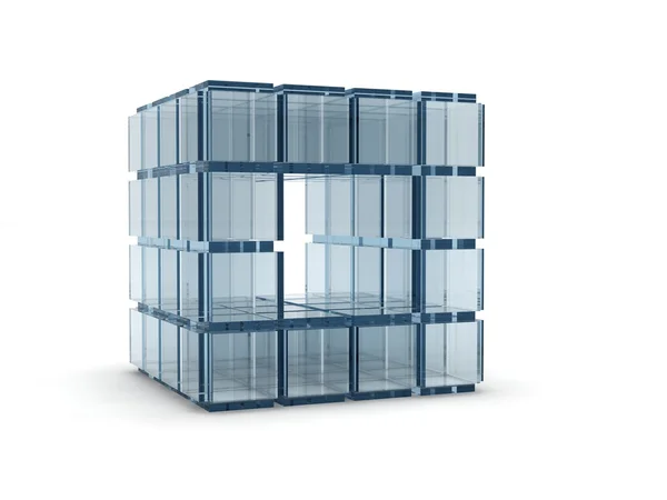 Cubos de vidro — Fotografia de Stock