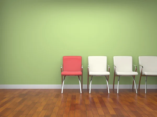Sandalyeler bir odada