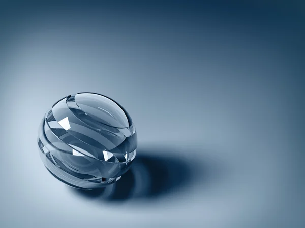 Glass sphere — Stock Photo, Image