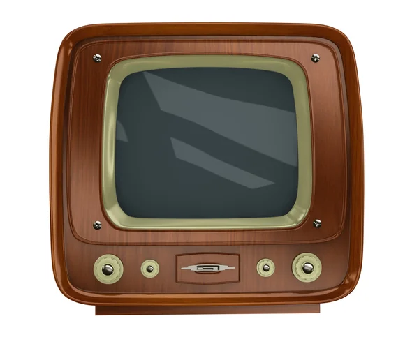 Antiga TV Set — Fotografia de Stock