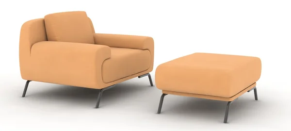 Doek sofa — Stockfoto