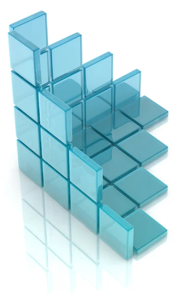 Cubos de vidrio — Foto de Stock