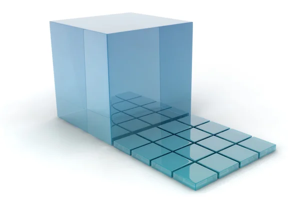 Cubes de verre — Photo