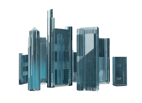 3d buildings — Stock Photo, Image