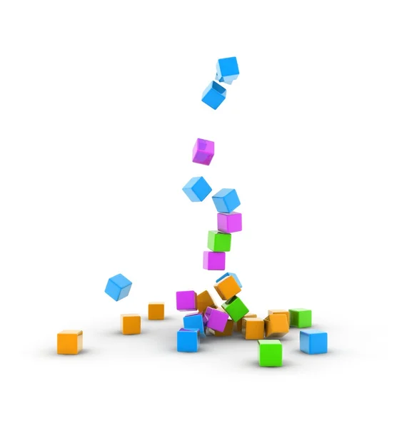Cubos coloridos —  Fotos de Stock