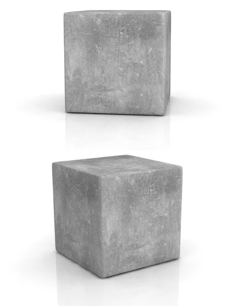 Cementkuber — Stockfoto