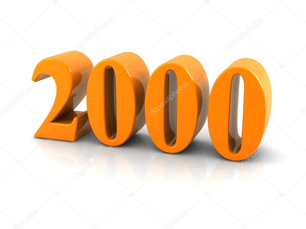 Number 2000 Stock Photo by ©Elenven 60238371