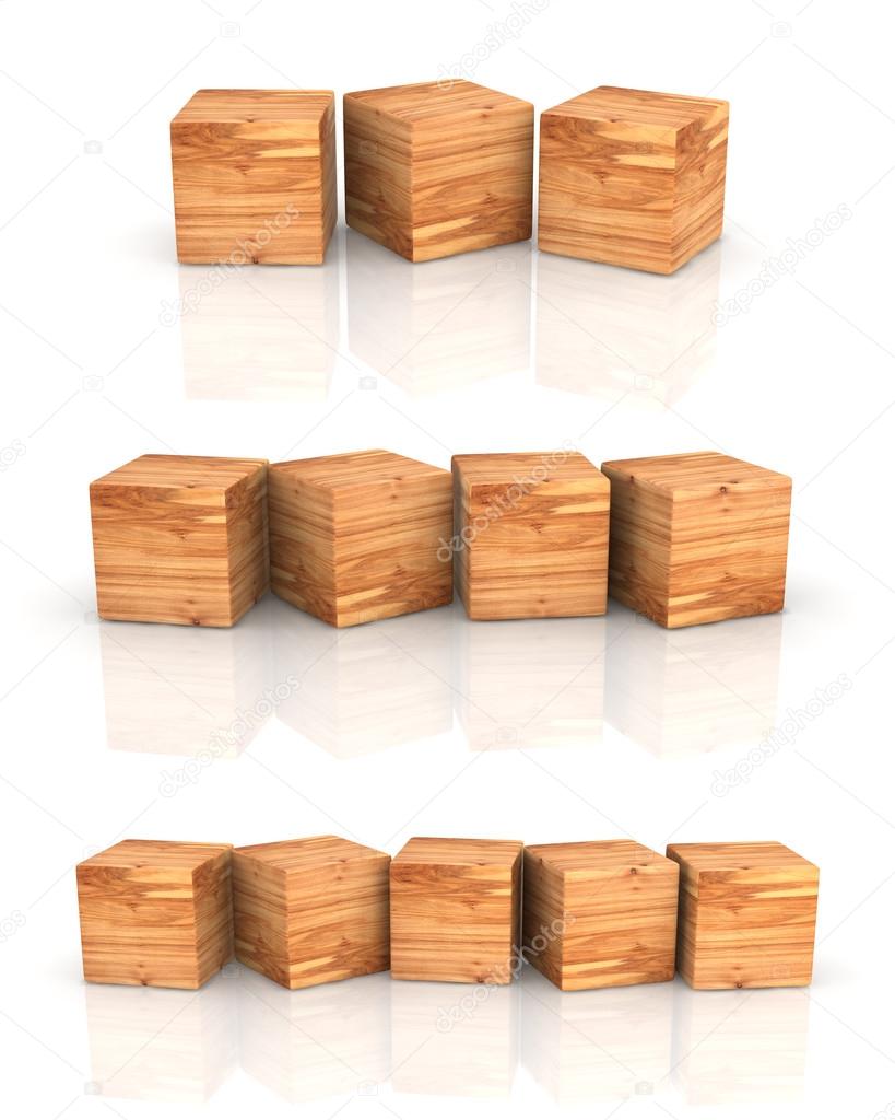 wood cube