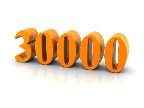 Číslo 30000 — Stock fotografie