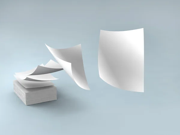 White papers — Stock Photo, Image