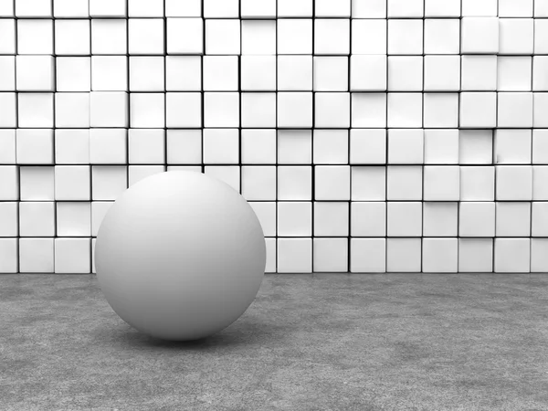 White sphere — Stock Photo, Image