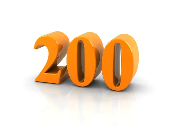 Número 200 — Fotografia de Stock