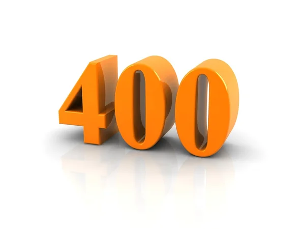 Zahl 400 — Stockfoto