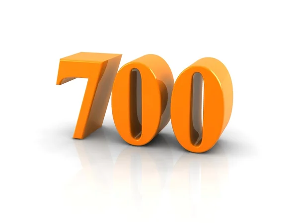 Número 700 — Fotografia de Stock