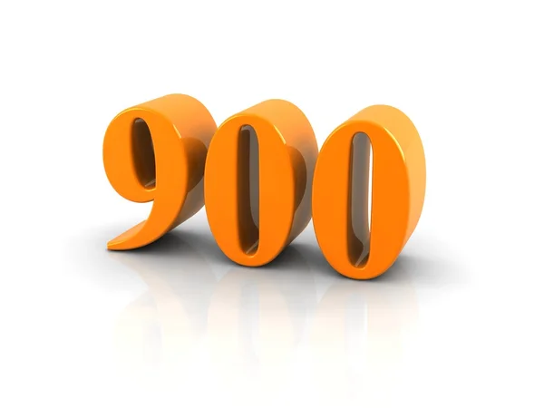 Número 900 — Fotografia de Stock
