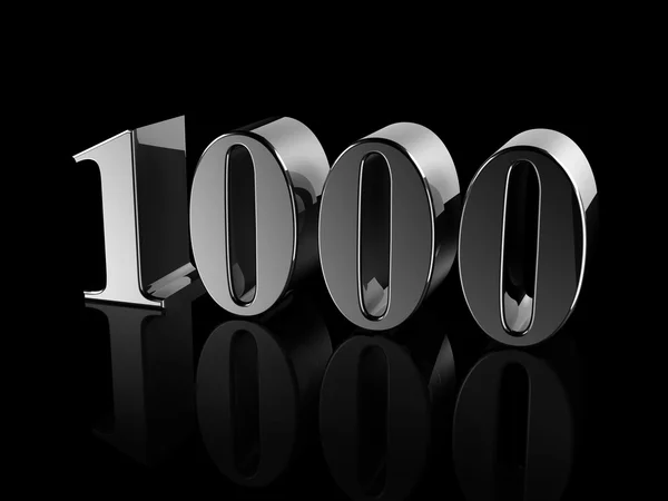 Numero 1000 — Foto Stock