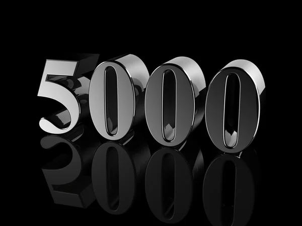 Numero 5000 — Foto Stock