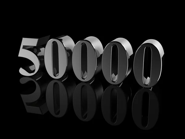 Číslo 50000 — Stock fotografie