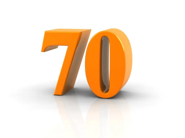 Numer 70 — Zdjęcie stockowe
