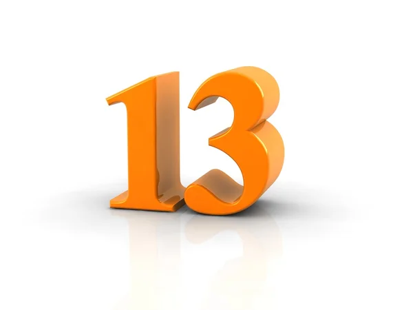 Numero 13 — Foto Stock