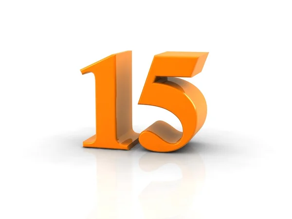 Número 15. — Foto de Stock