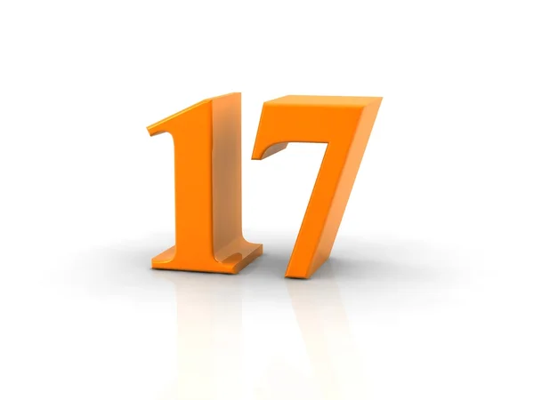 Numero 17 — Foto Stock
