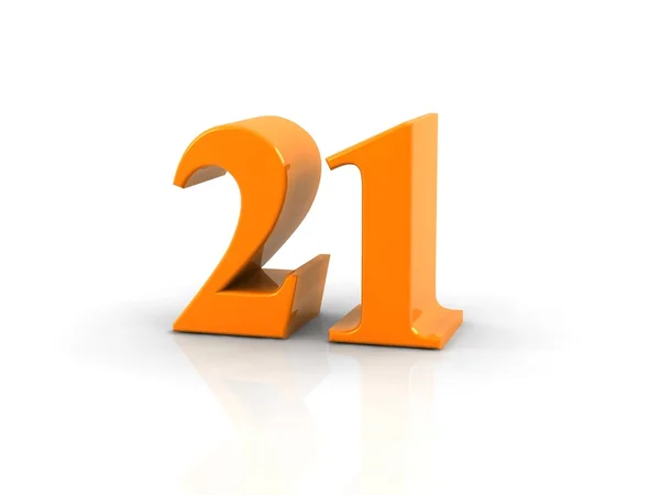 Numero 21 — Foto Stock