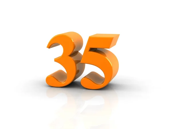 Numero 35 — Foto Stock