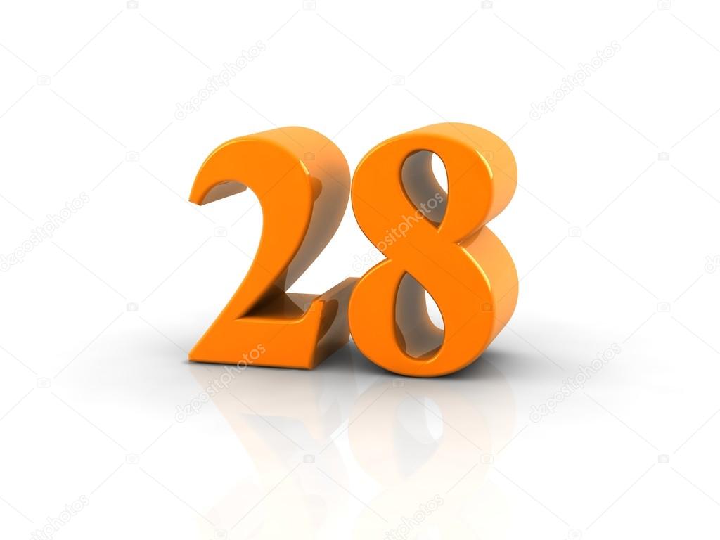 Number 28 Stock Photo by ©Elenven 63715981