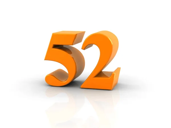 Numero 52 — Foto Stock