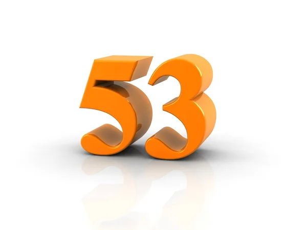 Número 53 — Fotografia de Stock