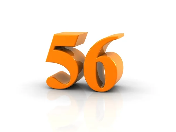 Número 56 — Fotografia de Stock