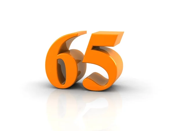 Número 65 — Fotografia de Stock
