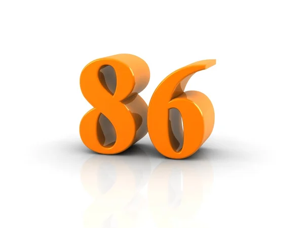 Numero 86 — Foto Stock