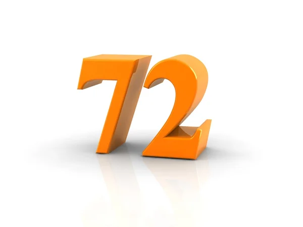 Numero 72 — Foto Stock