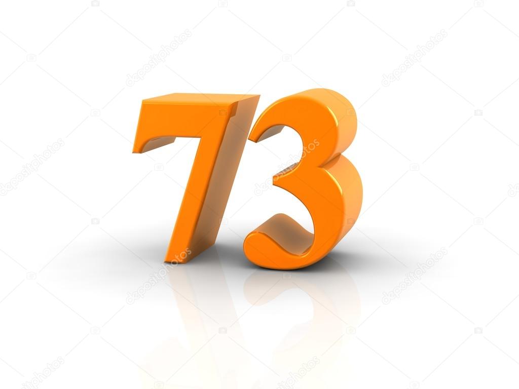 Number 73 Stock Photo C Elenven 63947813
