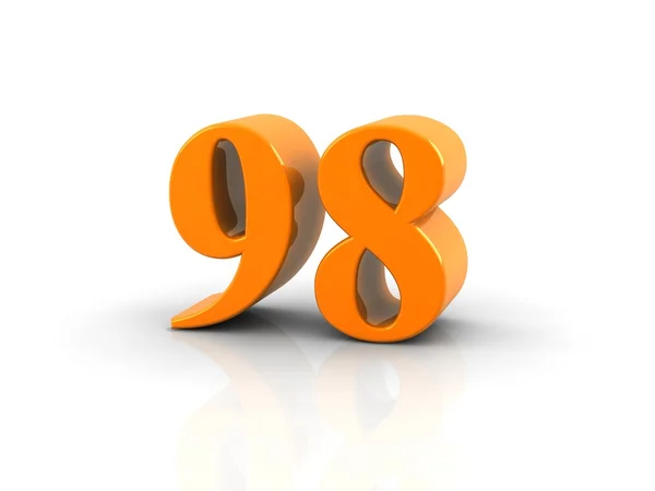 Número 98 — Fotografia de Stock