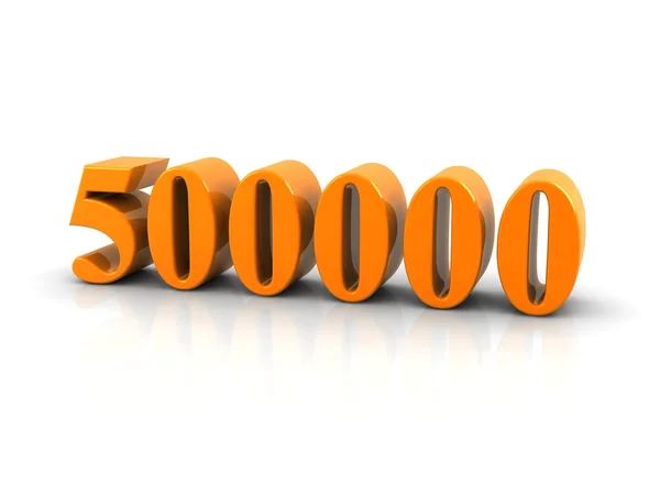 Número 500000 — Fotografia de Stock