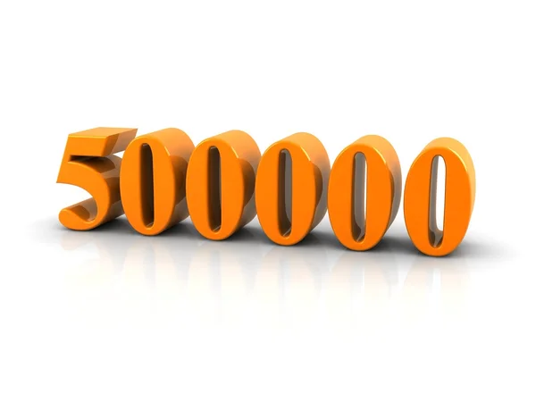 Zahl 500000 — Stockfoto