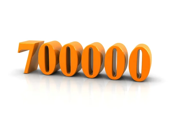 Numero 700000 — Foto Stock