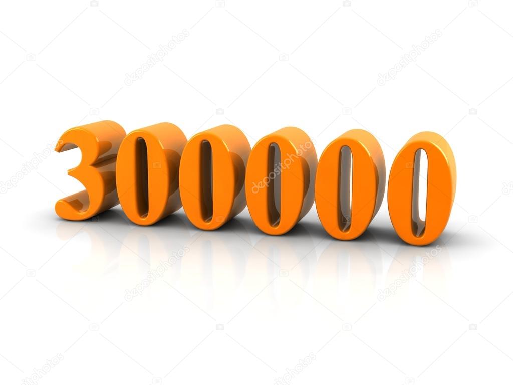 Number 300000 Stock Photo by ©Elenven 64201309