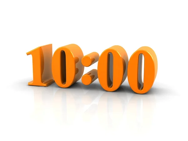 Time 10 o'clock — Stock Photo, Image
