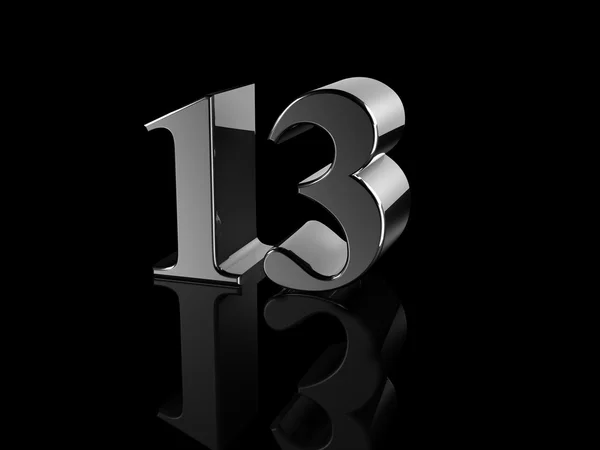 Número 13 — Fotografia de Stock