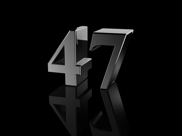 Número 47 — Fotografia de Stock