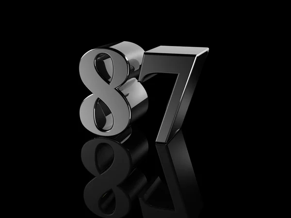 Numero 87 — Foto Stock