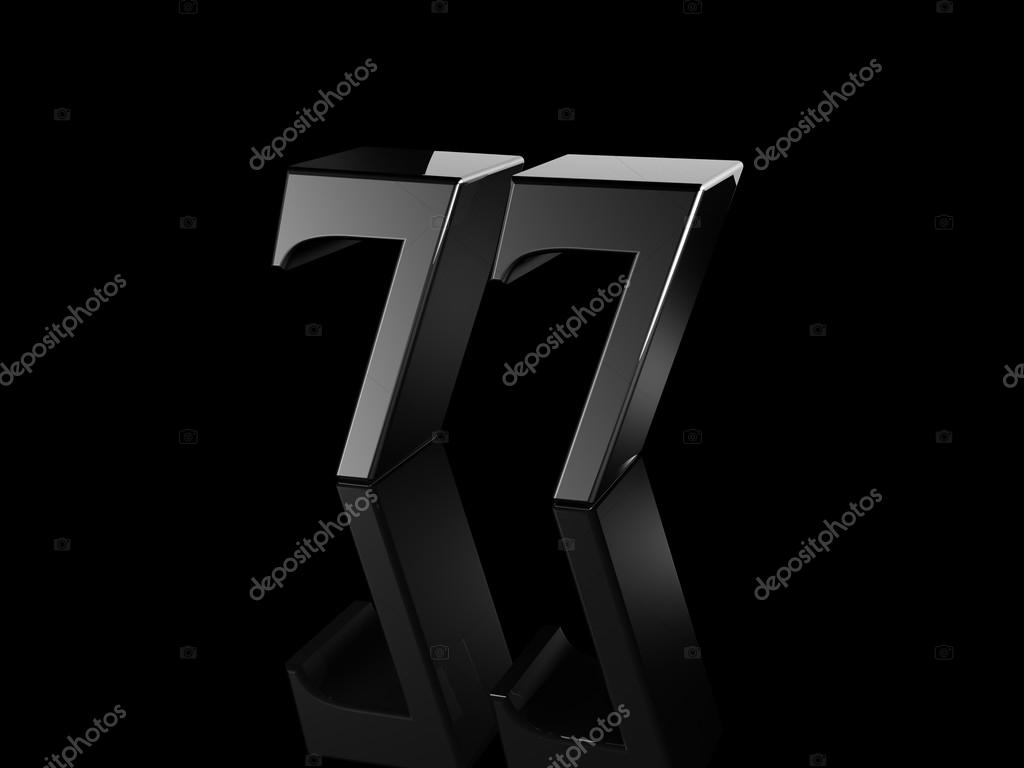 Number 77 Stock Photo by ©Elenven 65952233