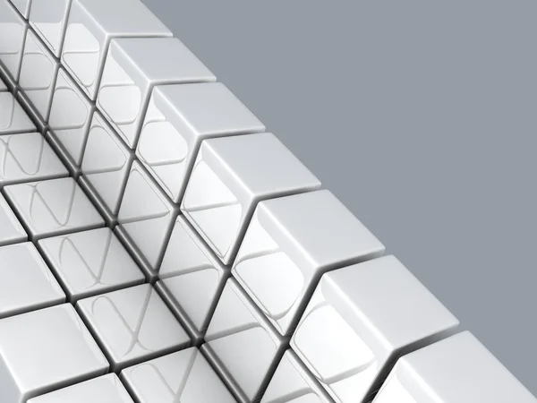 Metallic cubes — Stock Photo, Image