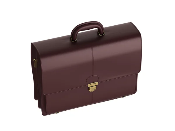 Leather briefcase — Stock Photo, Image